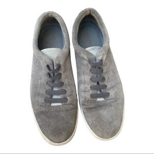 Vince slip on lace sneaker suede tan size 7